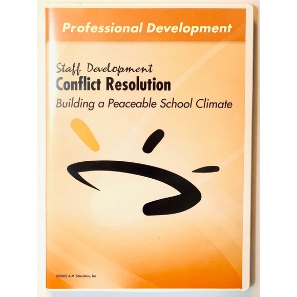 Staff Development Conflict Resolution Building a Peacable School Climate DVD - Picture 1 of 3
